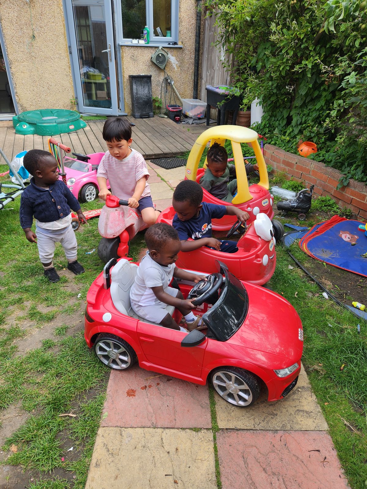 Outdoor play at ACORN123 CHILD CARE