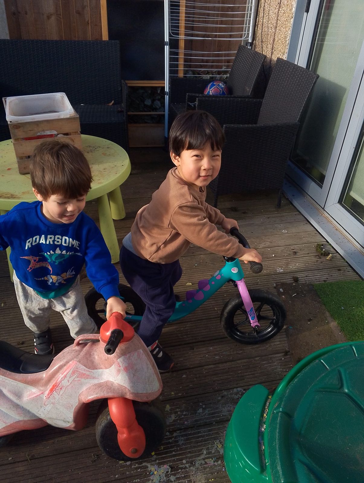 Outdoor play at ACORN123 CHILD CARE